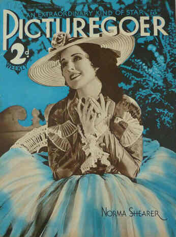 PICTUREGOER magazine side cover Issue 182  Weekly 17 November 1934