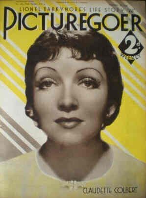 PICTUREGOER magazine side cover Issue 183  Weekly 24 November 1934