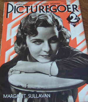 PICTUREGOER magazine side cover Issue 184  Weekly 1 December 1934