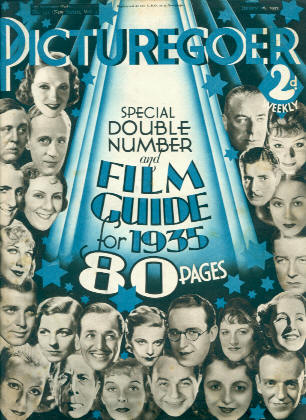 PICTUREGOER magazine side cover Issue 192  Weekly 26 January 1935