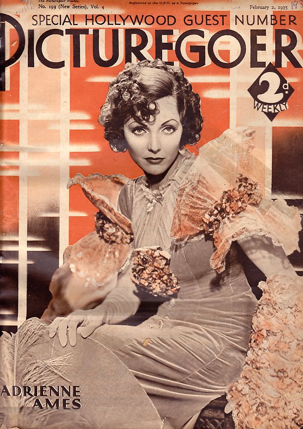 PICTUREGOER magazine side cover Issue 193  Weekly 2 February 1935