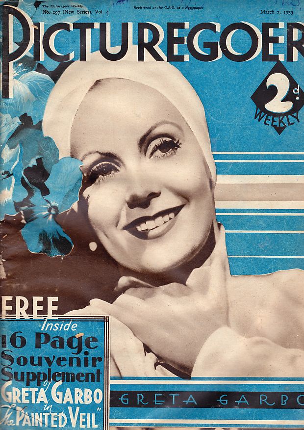 PICTUREGOER magazine side cover Issue 197  Weekly 2 March 1935