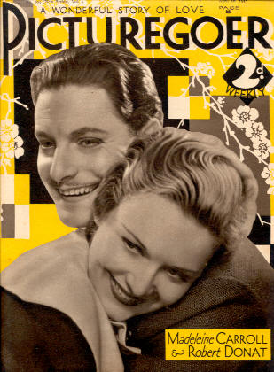 PICTUREGOER magazine side cover Issue 204  Weekly 20 April 1935