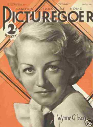 PICTUREGOER magazine side cover Issue 205  Weekly 27 April 1935