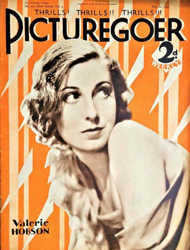 PICTUREGOER magazine side cover Issue 207  Weekly 11 May 1935