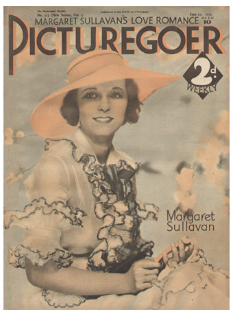 PICTUREGOER magazine side cover Issue 213  Weekly 22 June 1935