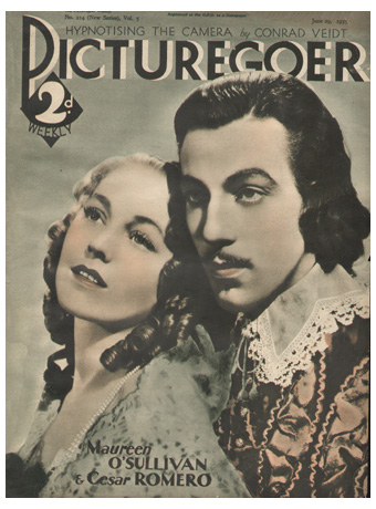 PICTUREGOER magazine side cover Issue 214  Weekly 29 June 1935