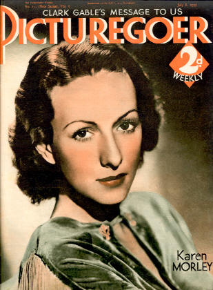 PICTUREGOER magazine side cover Issue 215  Weekly 6 July 1935