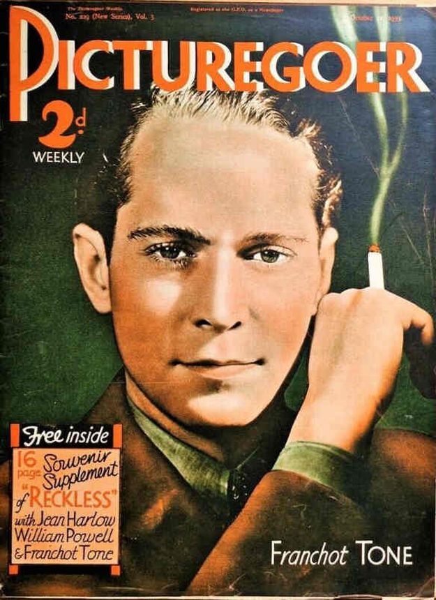 PICTUREGOER magazine side cover Issue 229  Weekly 12 October 1935