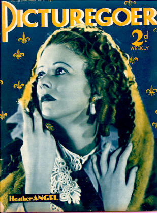 PICTUREGOER magazine side cover Issue 233  Weekly 9 November 1935