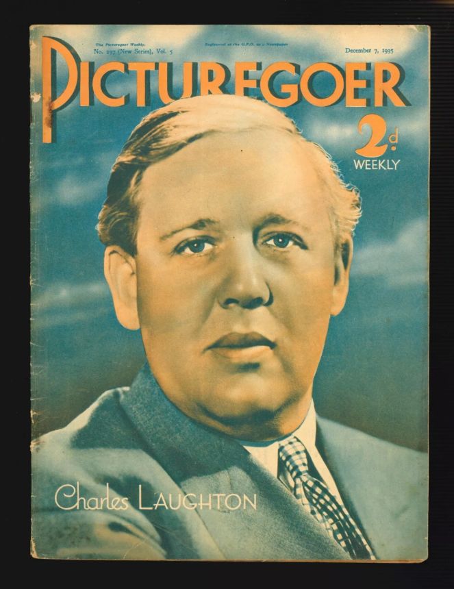 PICTUREGOER magazine side cover Issue 237  Weekly 7 December 1935