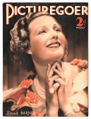 PICTUREGOER magazine side cover Issue 238  Weekly 14 December 1935
