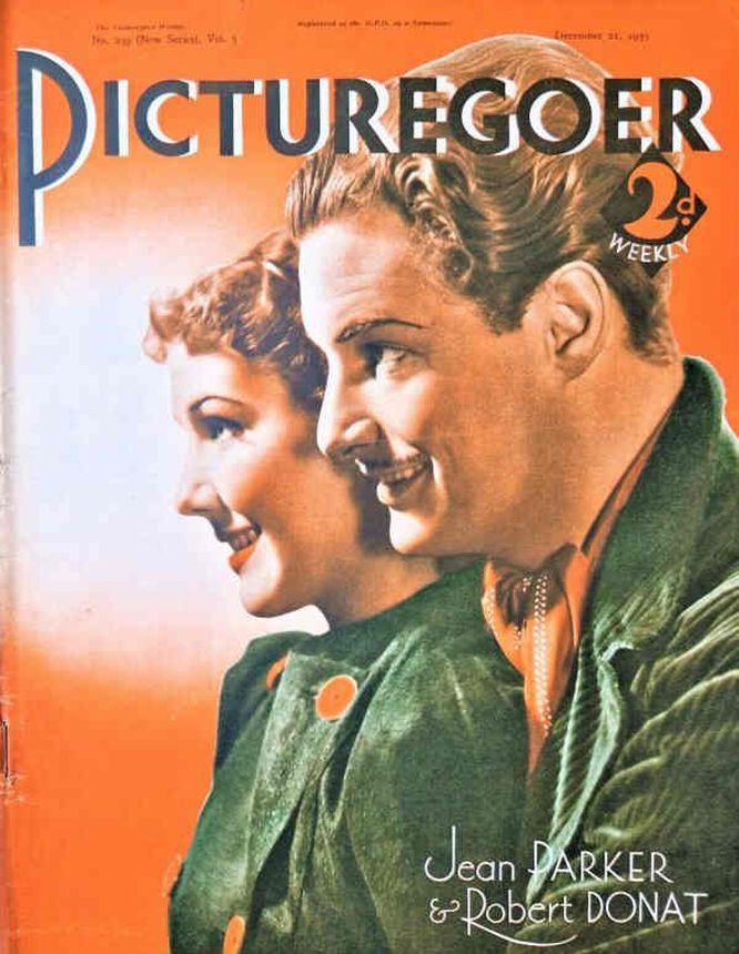 PICTUREGOER magazine side cover Issue 239  Weekly 21 December 1935