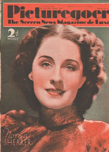 PICTUREGOER magazine side cover Issue 253  Weekly 28 March 1936