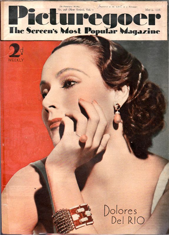 PICTUREGOER magazine side cover Issue 258  Weekly 2 May 1936