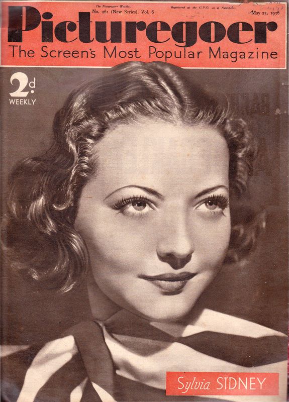PICTUREGOER magazine side cover Issue 261  Weekly 23 May 1936