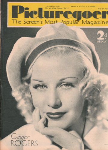 PICTUREGOER magazine side cover Issue 262  Weekly 30 May 1936