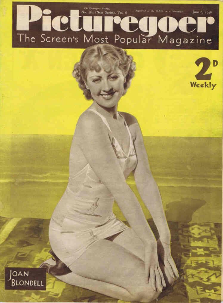 PICTUREGOER magazine side cover Issue 263  Weekly 6 June 1936