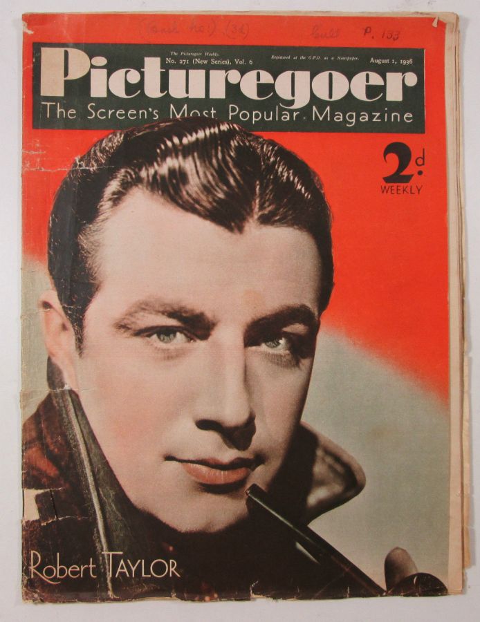 PICTUREGOER magazine side cover Issue 271  Weekly 1 August 1936