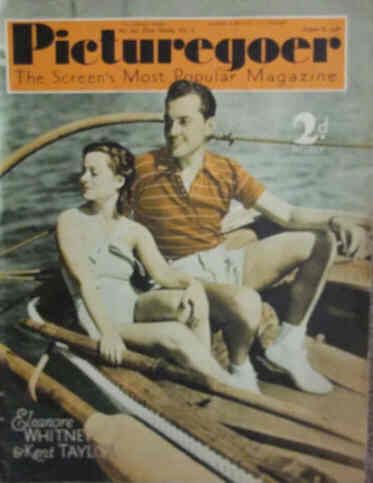 PICTUREGOER magazine side cover Issue 272  Weekly 8 August 1936