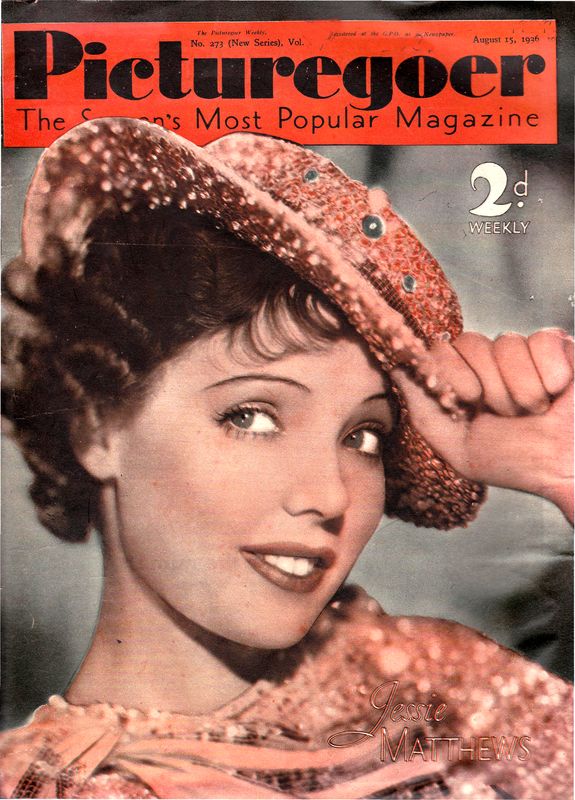 PICTUREGOER magazine side cover Issue 273  Weekly 15 August 1936