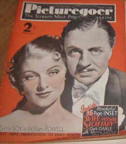 PICTUREGOER magazine side cover Issue 277  Weekly 12 September 1936
