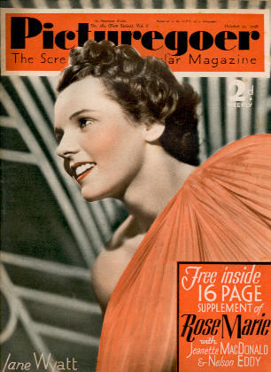 PICTUREGOER magazine side cover Issue 284  Weekly 31 October 1936