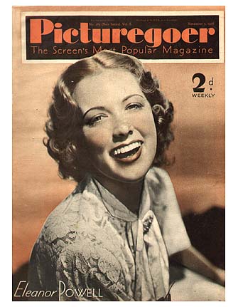 PICTUREGOER magazine side cover Issue 285  Weekly 7 November 1936