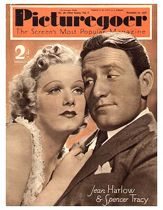 PICTUREGOER magazine side cover Issue 287  Weekly 21 November 1936