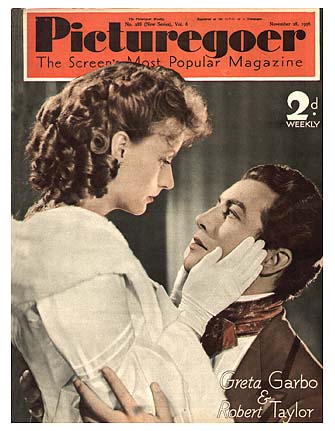 PICTUREGOER magazine side cover Issue 288  Weekly 28 November 1936