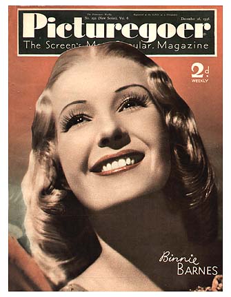 PICTUREGOER magazine side cover Issue 292  Weekly 26 December 1936