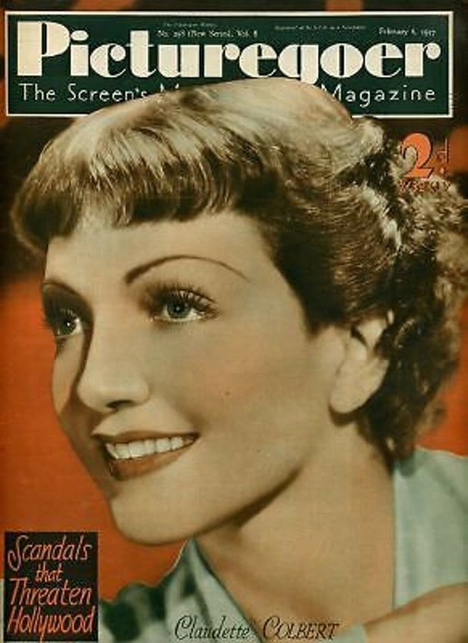 PICTUREGOER magazine side cover Issue 298  Weekly 6 February 1937