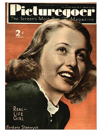 PICTUREGOER magazine side cover Issue 300  Weekly 20 February 1937