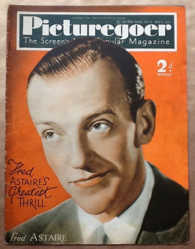 PICTUREGOER magazine side cover Issue 306  Weekly 3 April 1937