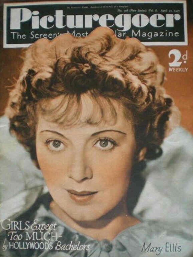 PICTUREGOER magazine side cover Issue 308  Weekly 17 April 1937