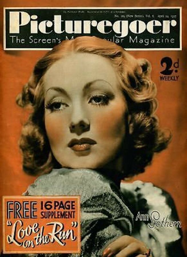 PICTUREGOER magazine side cover Issue 309  Weekly 24 April 1937