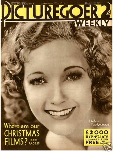PICTUREGOER magazine side cover Issue 31  Weekly 26 December 1931