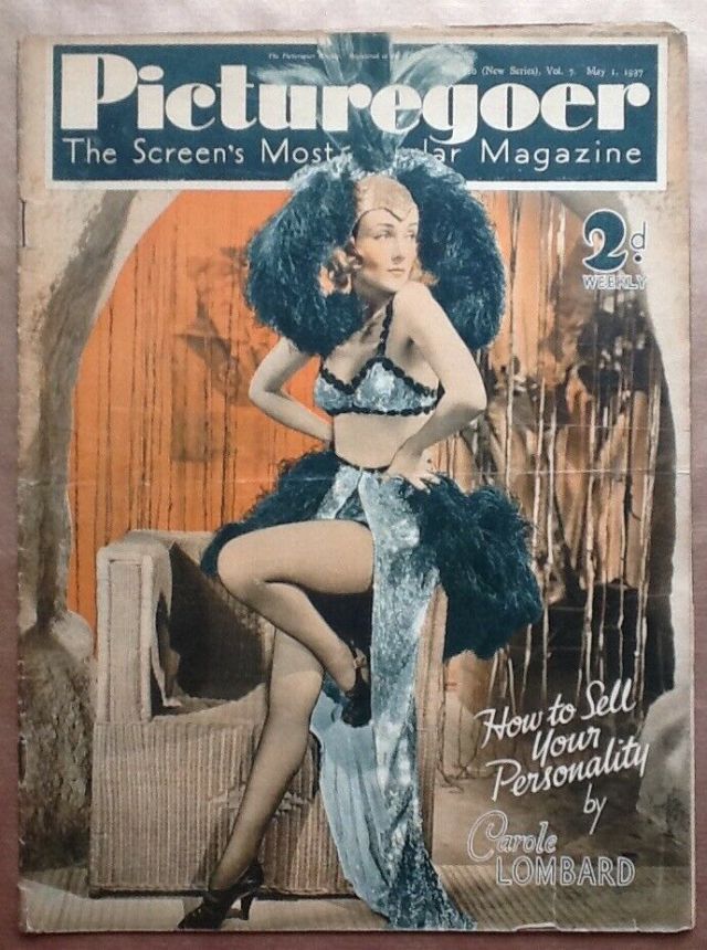 PICTUREGOER magazine side cover Issue 310  Weekly 1 May 1937
