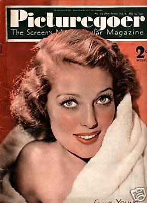 PICTUREGOER magazine side cover Issue 314  Weekly 29 May 1937