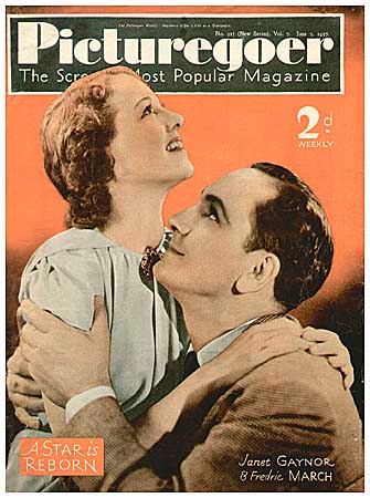 PICTUREGOER magazine side cover Issue 315  Weekly 5 June 1937