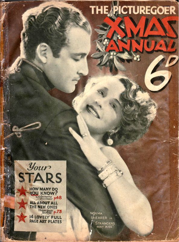 PICTUREGOER magazine side cover  Weekly Christmas Annual 1931