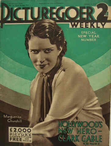 PICTUREGOER magazine side cover Issue 32  Weekly 2 January 1932