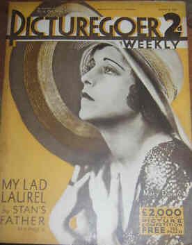 PICTUREGOER magazine side cover Issue 33  Weekly 9 January 1932