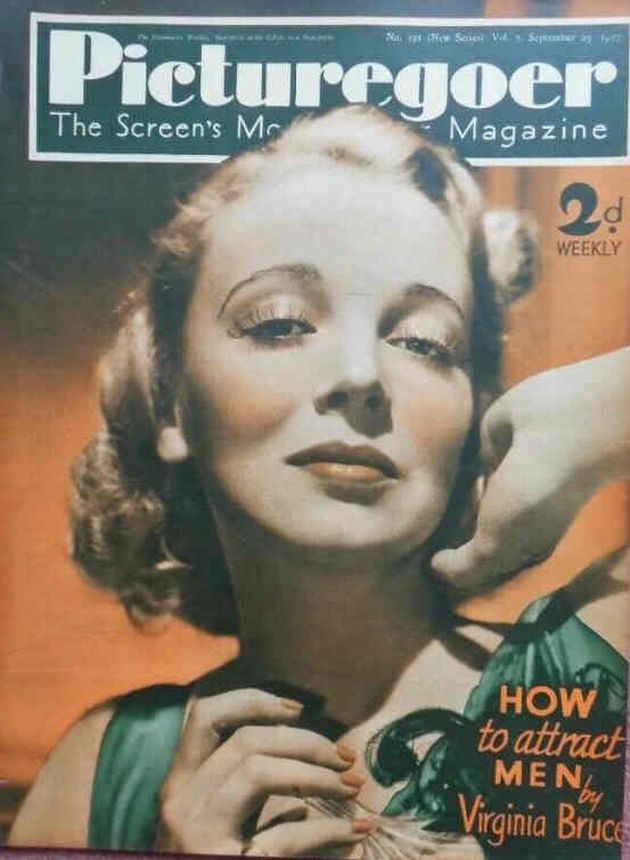 PICTUREGOER magazine side cover Issue 331  Weekly 25 September 1937