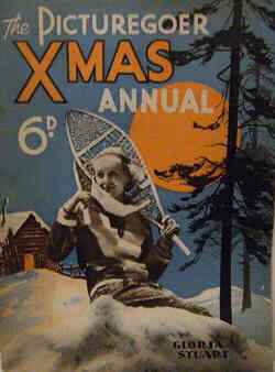 PICTUREGOER magazine side cover  Weekly Christmas Annual 1933