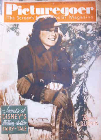 PICTUREGOER magazine side cover Issue 344  Weekly 25 December 1937