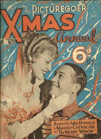 PICTUREGOER magazine side cover  Weekly Christmas Annual 1934