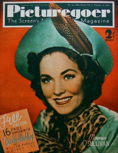 PICTUREGOER magazine side cover Issue 351  Weekly 12 February 1938