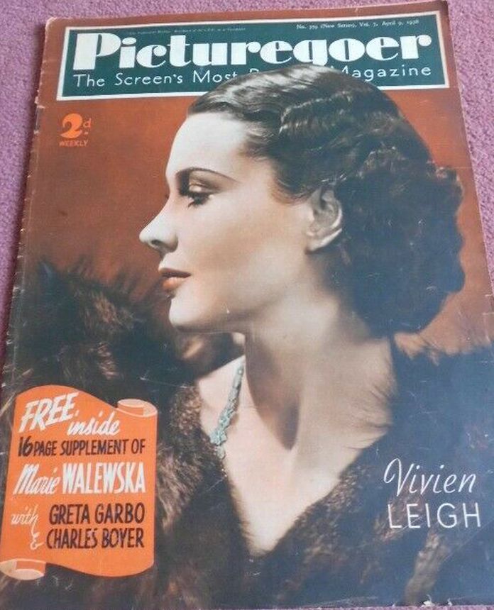 PICTUREGOER magazine side cover Issue 359  Weekly 9 April 1938