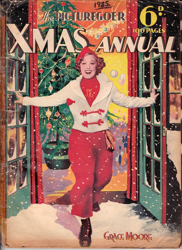 PICTUREGOER magazine side cover  Weekly Christmas Annual 1935